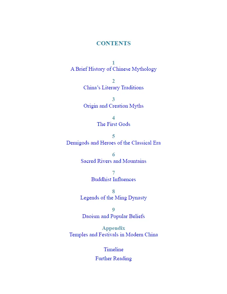 The Chinese Myths: A Guide to the Gods and Legends by Tao Tao Liu photo 1